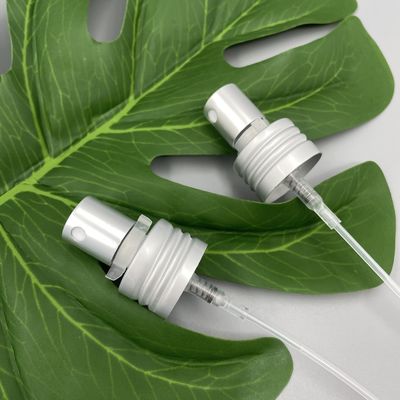 Dispensador Alu de Matt Silver Perfume Pump Sprayer 24/410 dosificación 0.12ML con la cerradura del clip