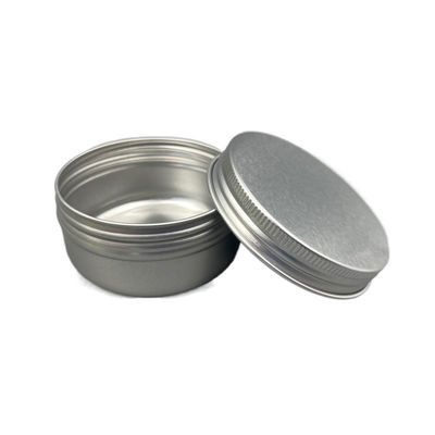 sustancia química de aluminio de 50g Tin Jars 28*56m m resistente para el cuidado de piel cosmético