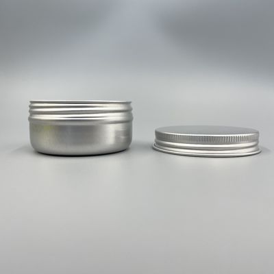sustancia química de aluminio de 50g Tin Jars 28*56m m resistente para el cuidado de piel cosmético