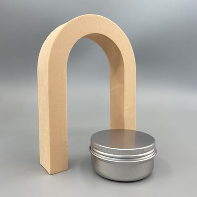sustancia química de aluminio de 50g Tin Jars 28*56m m resistente para el cuidado de piel cosmético