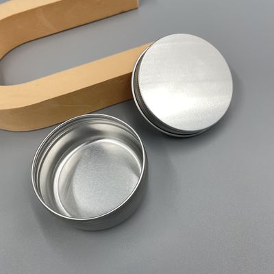 sustancia química de aluminio de 50g Tin Jars 28*56m m resistente para el cuidado de piel cosmético