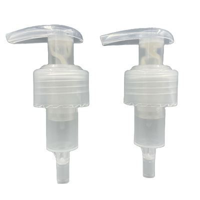 dispensador reciclable de 24/410 28/410 cierre acanalado y liso ningún contacto del metal toda la bomba plástica de la loción
