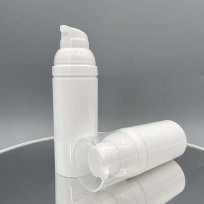 Loción privada de aire blanca de las botellas de la bomba de los PP 75ml 50ml ninguna contaminación con la broche