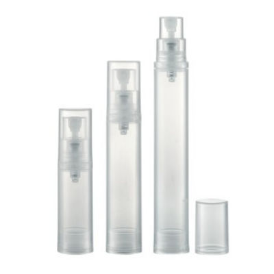 Pequeño color modificado para requisitos particulares plástico privado de aire de la botella 10ml 15ml de la bomba del espray