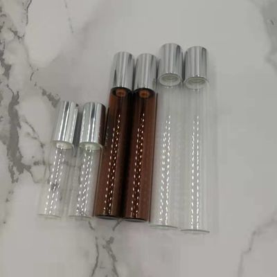 rollo de cristal vacío de 5ml 10ml 15ml en bola de acero inoxidable de las botellas 304