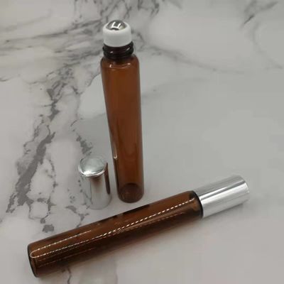 rollo de cristal vacío de 5ml 10ml 15ml en bola de acero inoxidable de las botellas 304