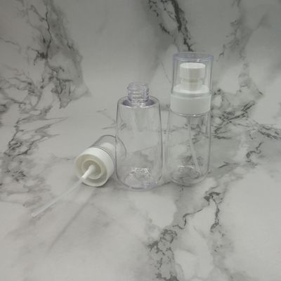 Rociador ultra fino vacío claro de lujo de la botella de Upg 30ml Petg blanco