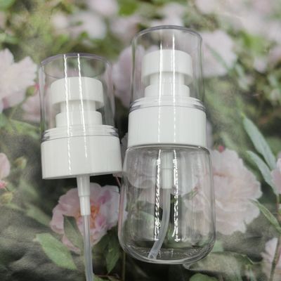Rociador ultra fino vacío claro de lujo de la botella de Upg 30ml Petg blanco