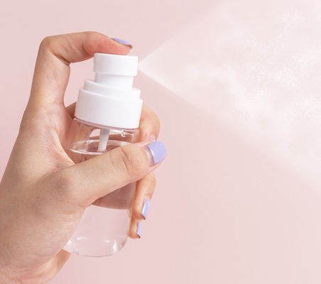 Rociador ultra fino vacío claro de lujo de la botella de Upg 30ml Petg blanco