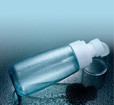 El cuidado personal 60ml azul transparente Petg embotella el rociador ultra fino
