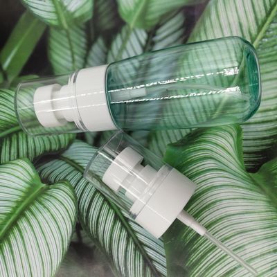 El cuidado personal 60ml azul transparente Petg embotella el rociador ultra fino