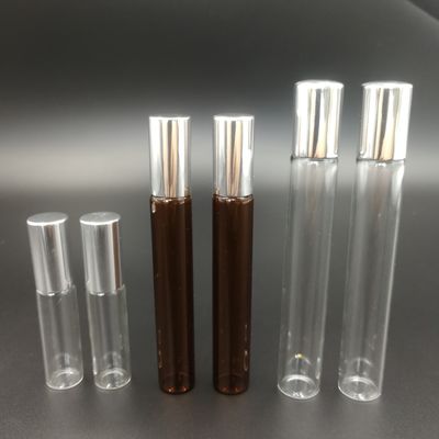 rollo de cristal vacío de 5ml 10ml 15ml en bola de acero inoxidable de las botellas 304