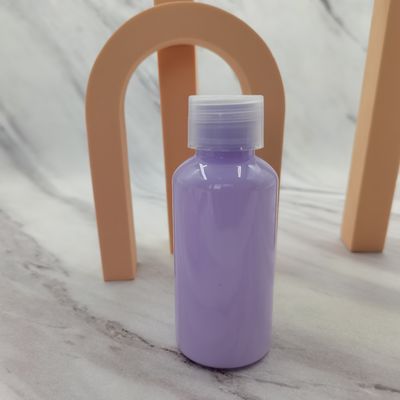Azul claro verde claro de la serie del viaje de Skincare 75ml del animal doméstico de la bomba de la botella de la púrpura determinada del rosa