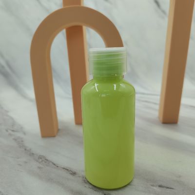 Azul claro verde claro de la serie del viaje de Skincare 75ml del animal doméstico de la bomba de la botella de la púrpura determinada del rosa