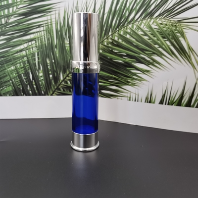 El actuador 15ml, 20ml, 30ml de la loción metalizó para la botella privada de aire plástica del suero de la loción