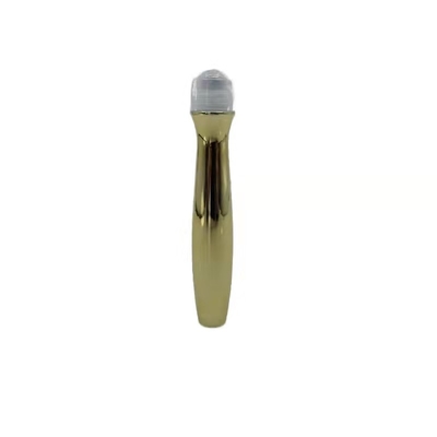 rollo de la botella de la crema del ojo 15ml en un color oro de acero inoxidable de la bola 304