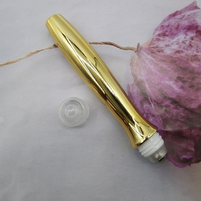 rollo de la botella de la crema del ojo 15ml en un color oro de acero inoxidable de la bola 304