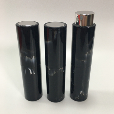 Color modificado para requisitos particulares 8ml de la botella de perfume recargable del modelo plástico del mármol de la inyección