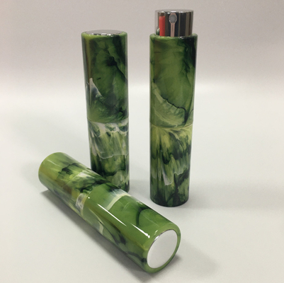 Color modificado para requisitos particulares 8ml de la botella de perfume recargable del modelo plástico del mármol de la inyección