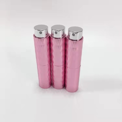 La cubierta de aluminio 8ML modificó la botella de vidrio para requisitos particulares recargable de lujo del espray de perfume del diseño