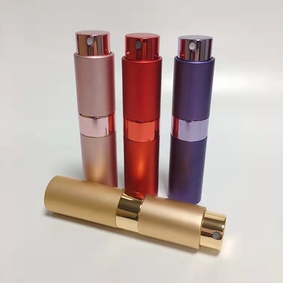 8ml de aluminio + botella de perfume amistosa del repuesto del vidrio ECO