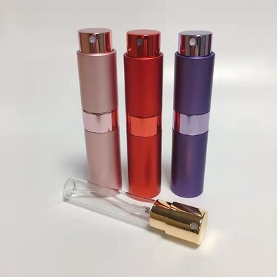 8ml de aluminio + botella de perfume amistosa del repuesto del vidrio ECO