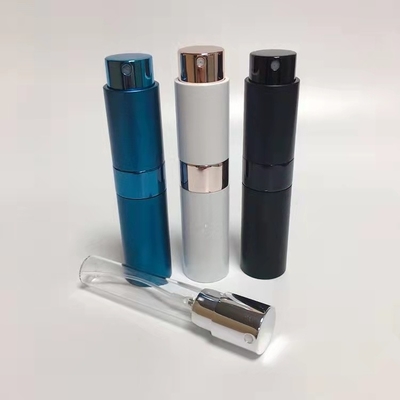 8ml de aluminio + botella de perfume amistosa del repuesto del vidrio ECO