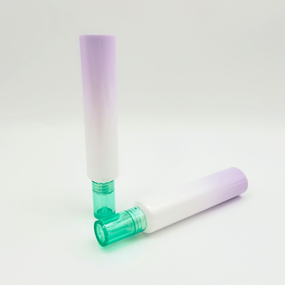 Diámetro vacío modificado para requisitos particulares 25m m del casquillo del claro de los tubos 20ml 40ml del apretón del color para el gel del ojo